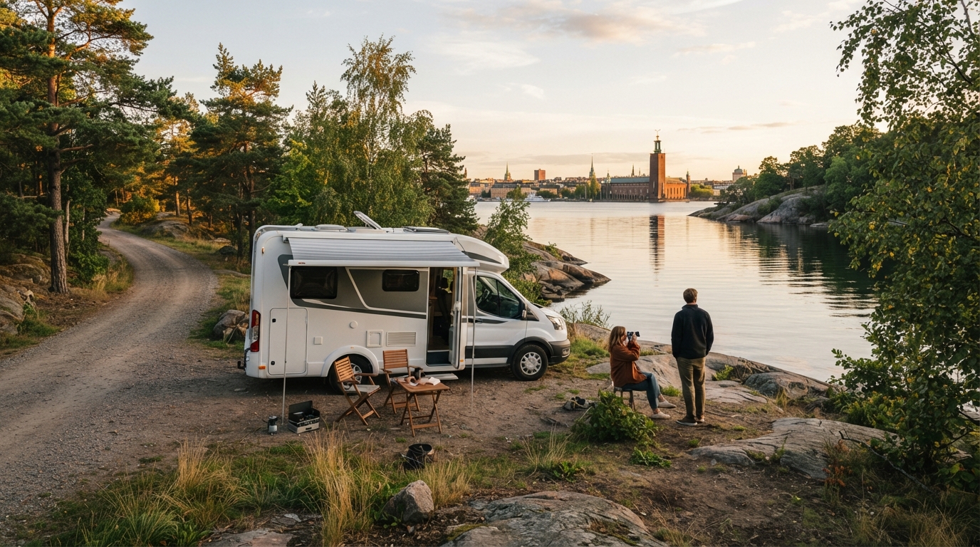 Stockholm Roundtrip - Nordic Trails: Sweden to Norway RV Journey — Stockholm RV road trip landscape