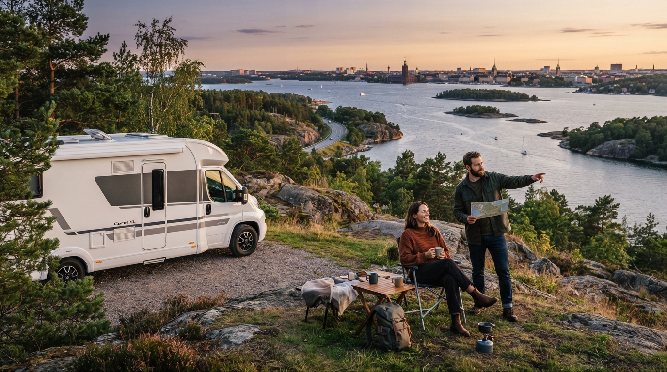 Stockholm Roundtrip - Viking Trails & Arctic Adventures — Stockholm RV road trip landscape