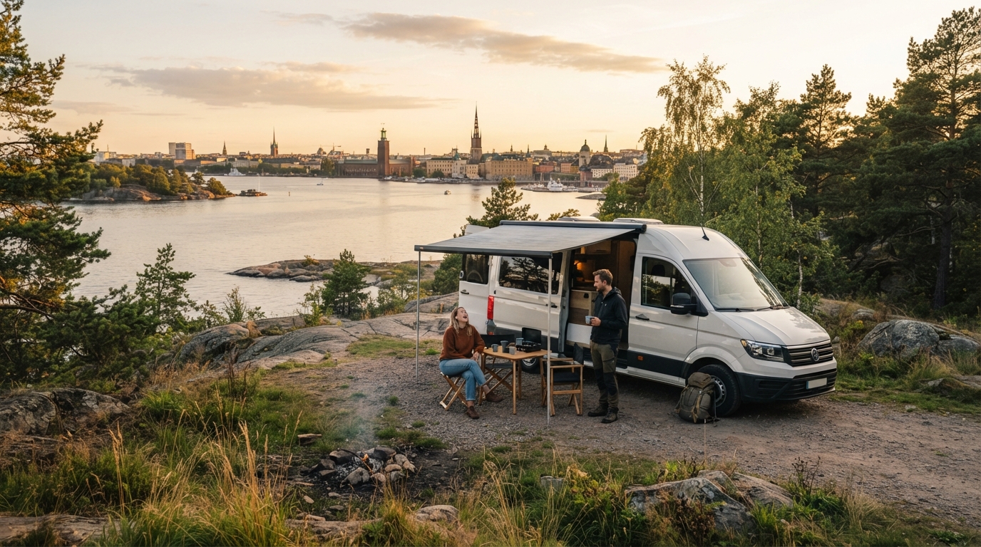 Stockholm roundtrip - Scenic Sweden: Coastline and Countryside — Stockholm RV road trip landscape