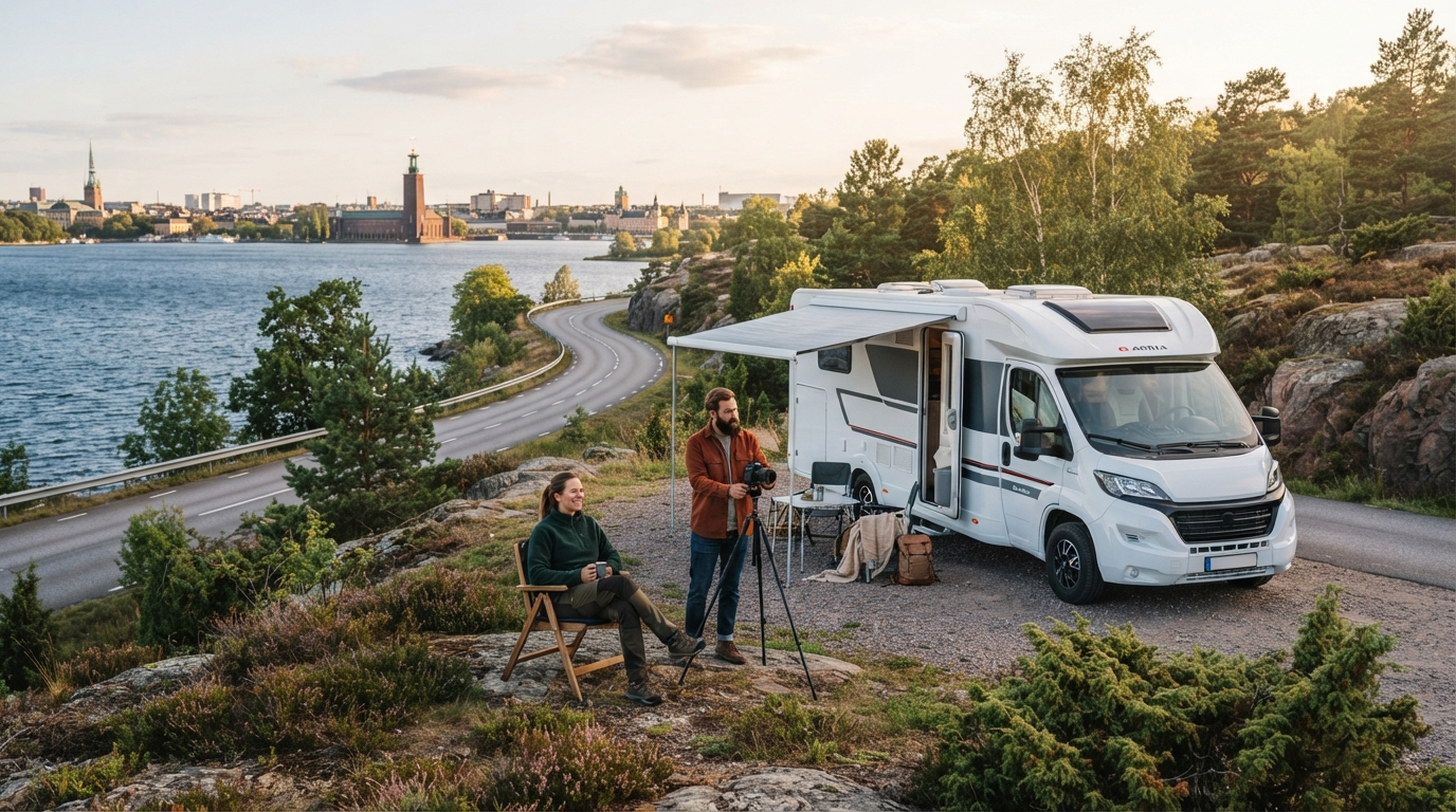 Stockholm to Rovaniemi - The Northern Heritage Road Trip — Stockholm RV road trip landscape