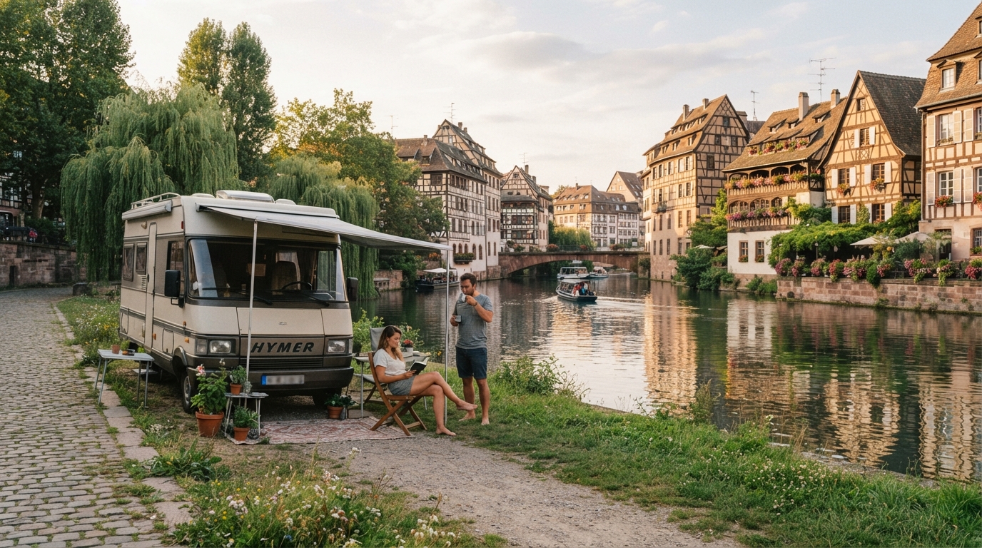 Strasbourg Round Trip - — Strasbourg RV road trip landscape