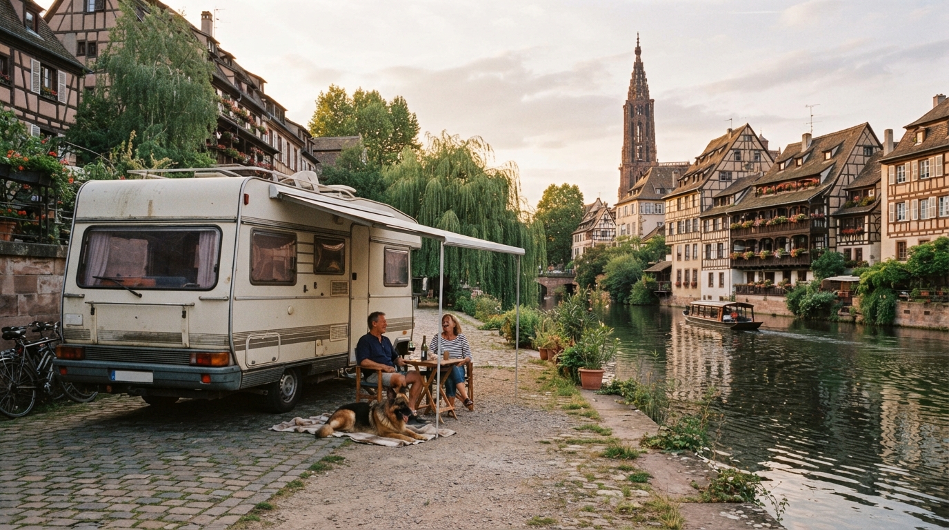 Strasburg Round Trip - Enchanting Alsatian Escape — Strasbourg RV road trip landscape