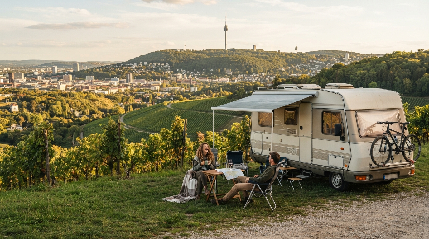 Stuttgart Roundtrip - River Castles Fast Cars and Roller Coasters — Stuttgart scenic landscape