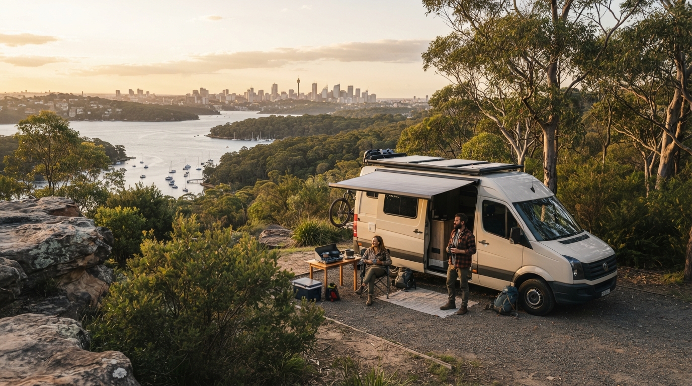 Sydney to Melbourne — national park landscape
