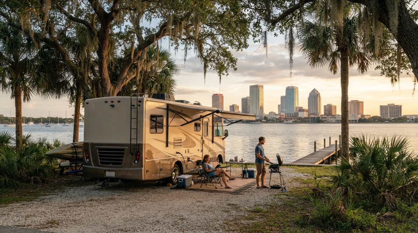 Tampa to Dallas — Tampa RV road trip landscape