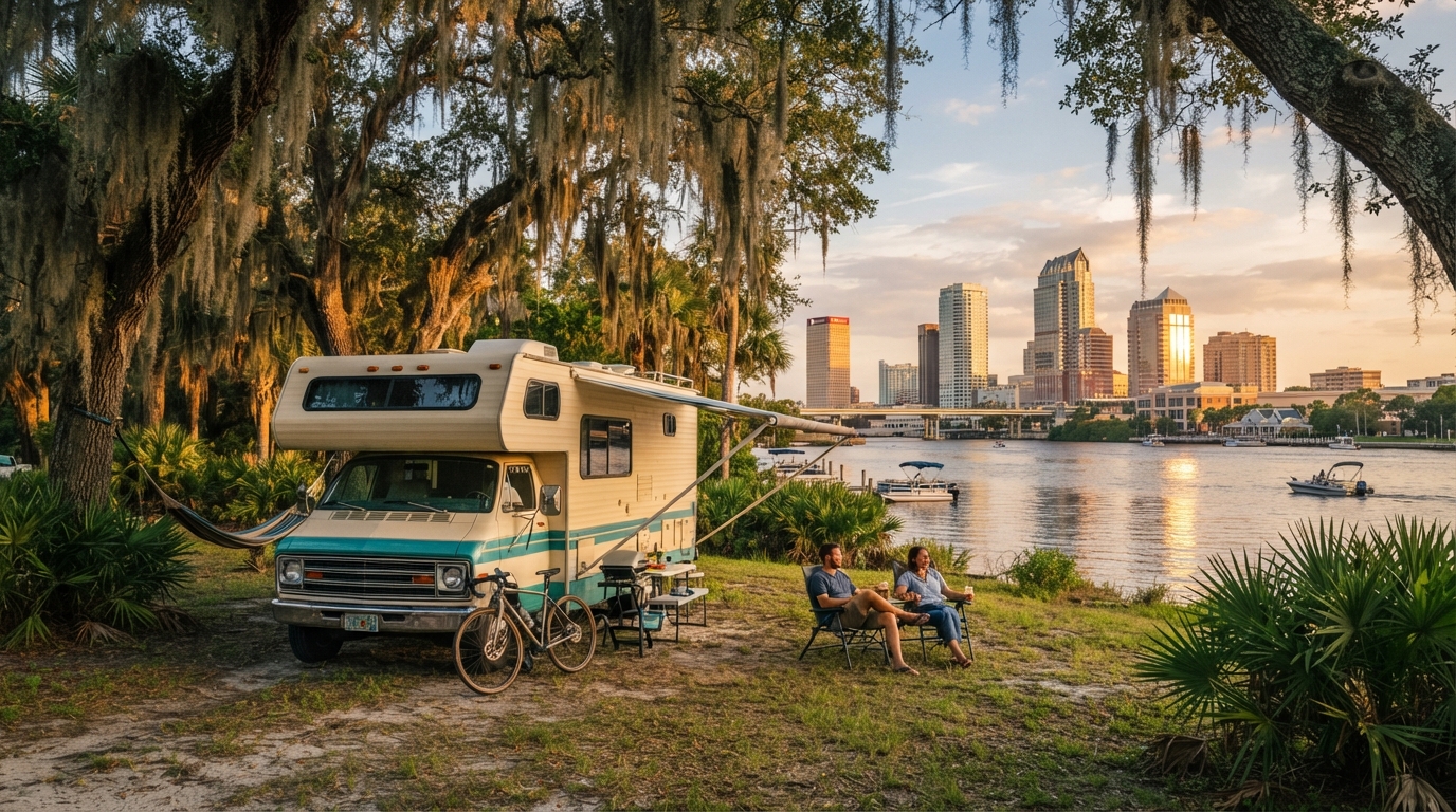 Tampa to San Francisco — Tampa RV road trip landscape
