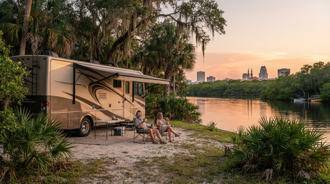 Tampa to Los Angeles — Tampa RV road trip landscape