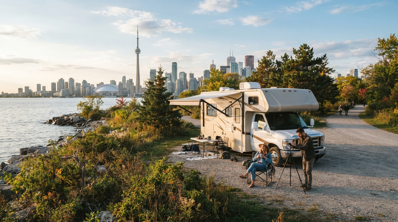 Toronto Roundtrip - facing northת Incl. Niagara Falls & thousand island — Toronto RV road trip landscape