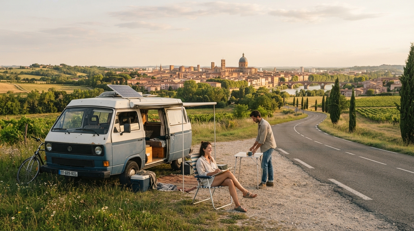 Toulouse Round Trip - The Pyrenean Explorer — Toulouse RV road trip landscape