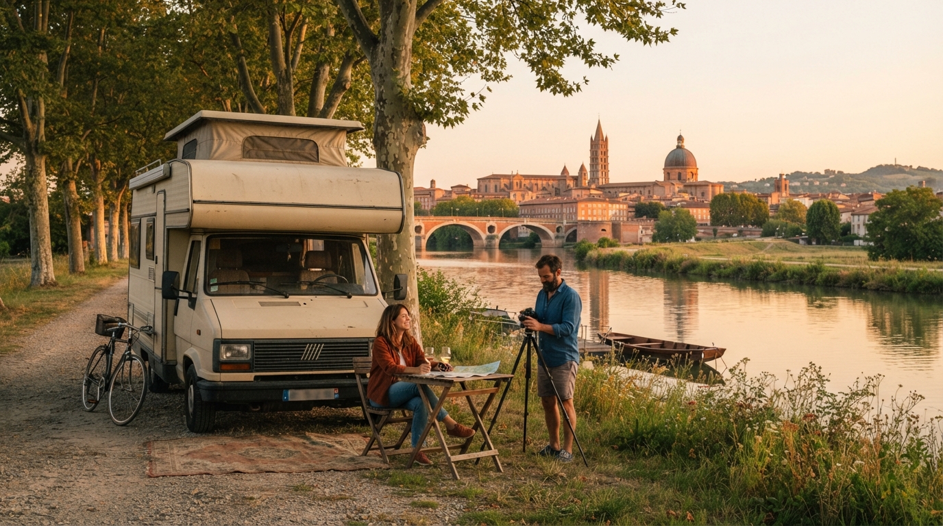 Toulouse Round trip - The Ultimate Southwestern France Journey — Toulouse RV road trip landscape