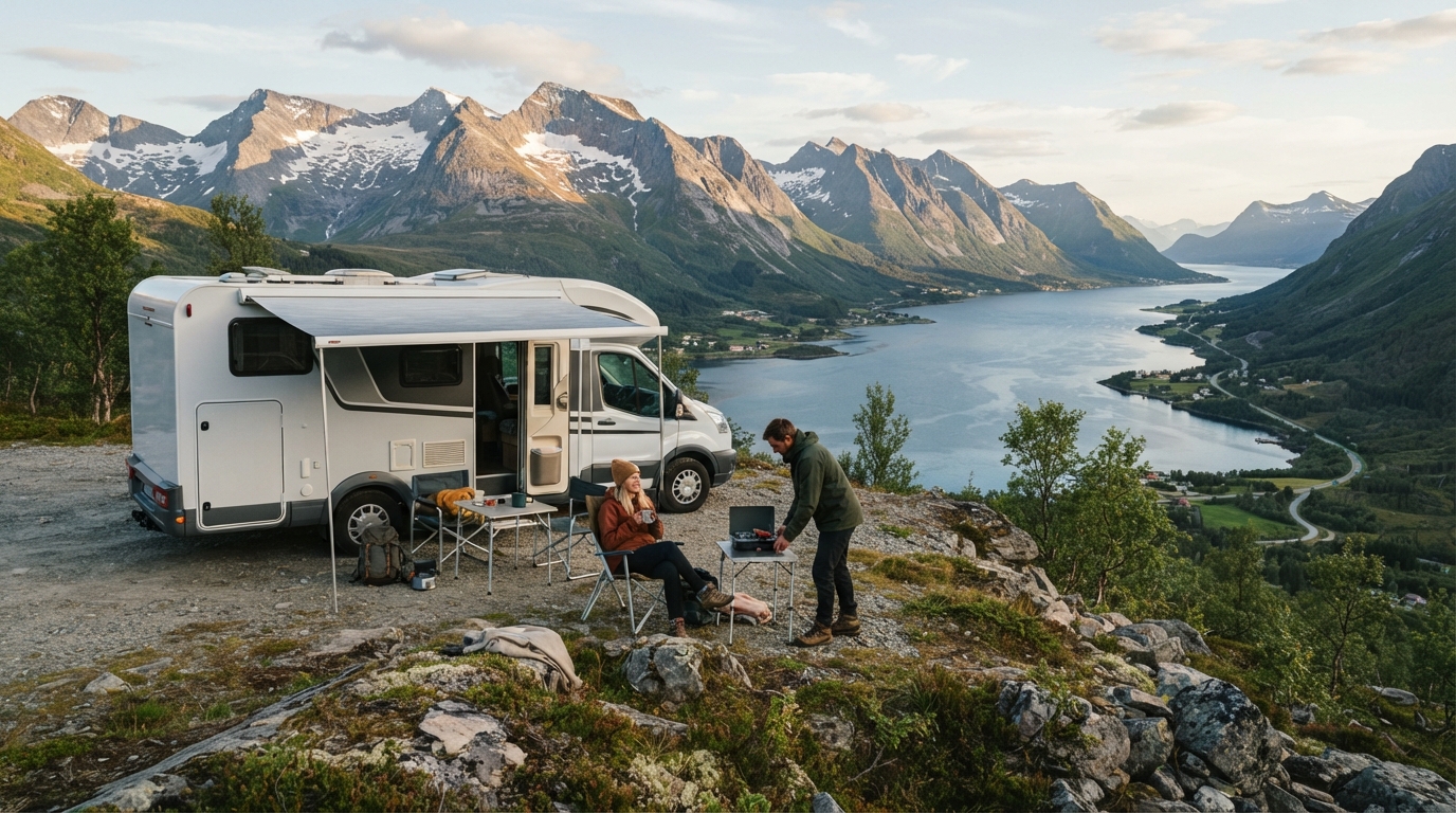 Tromso Round Trip - Discovering Arctic Wonders — Tromsø RV road trip landscape