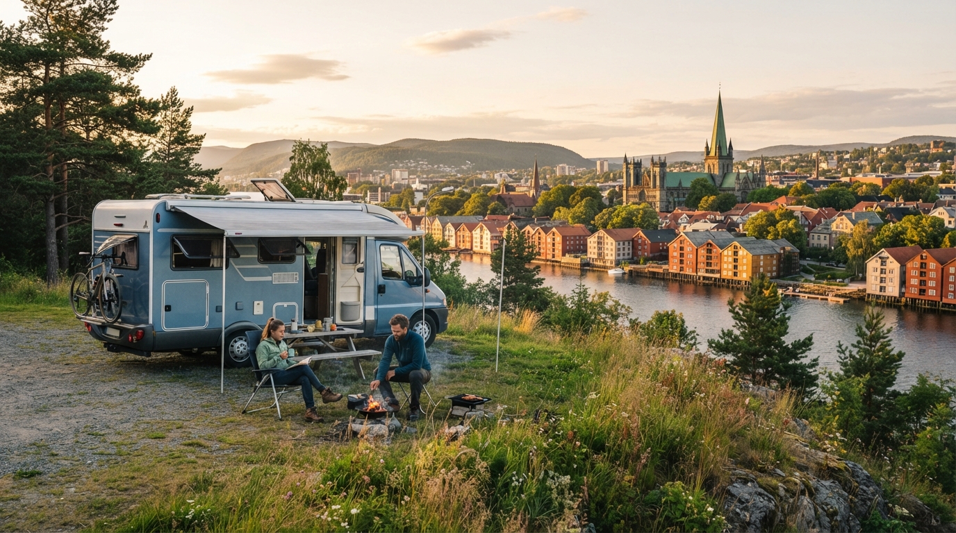 Trondheim to Tromsø - Norwegian Heritage and Adventure — Trondheim RV road trip landscape
