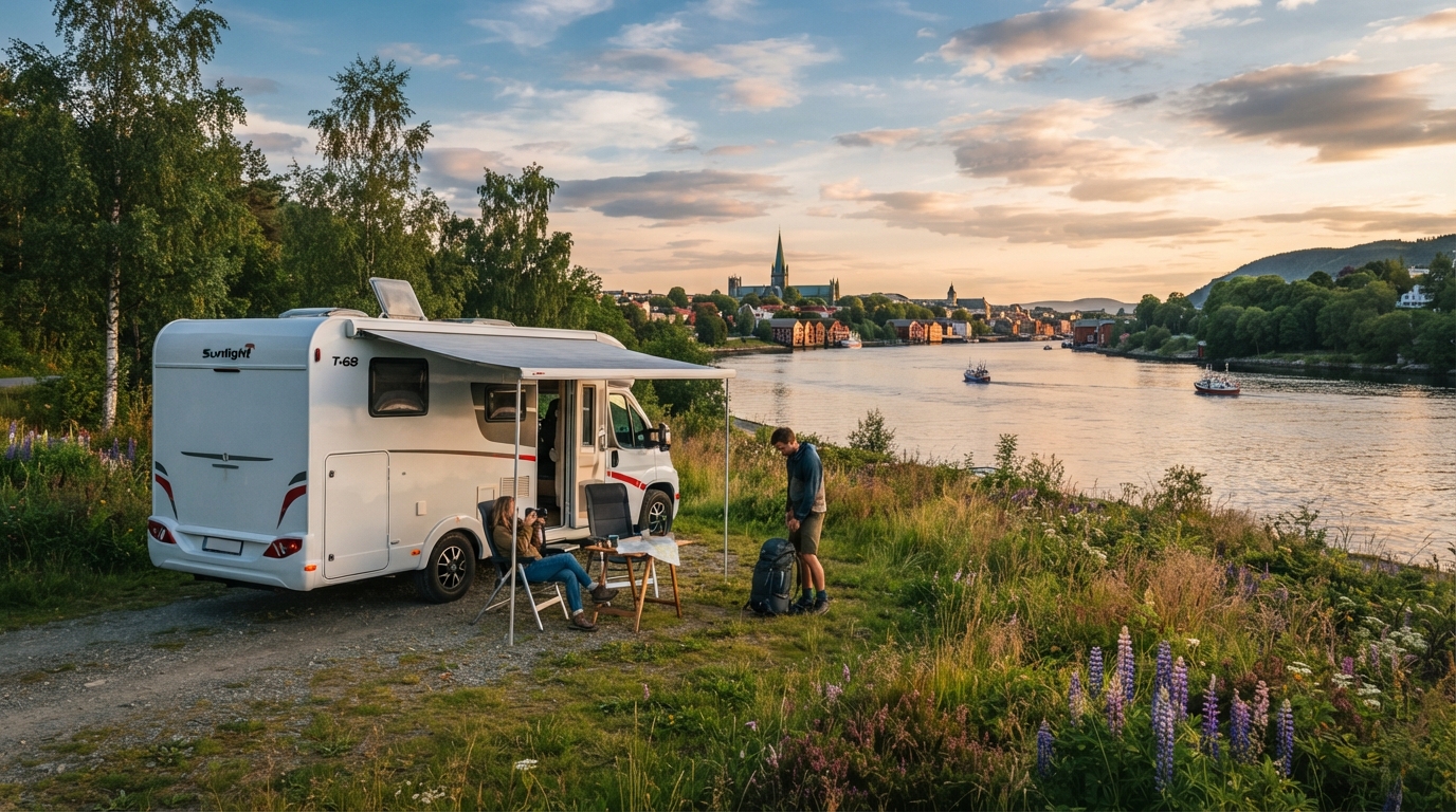 Trondheim Round Trip - Fjord Wonders & Coastal Adventures — Trondheim RV road trip landscape