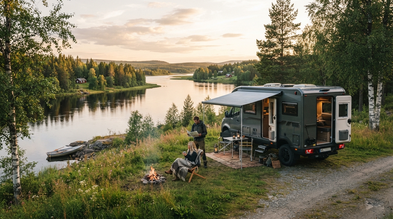 Umea Round trip - Heartland Horizons: A Swedish Adventure — Umeå scenic landscape