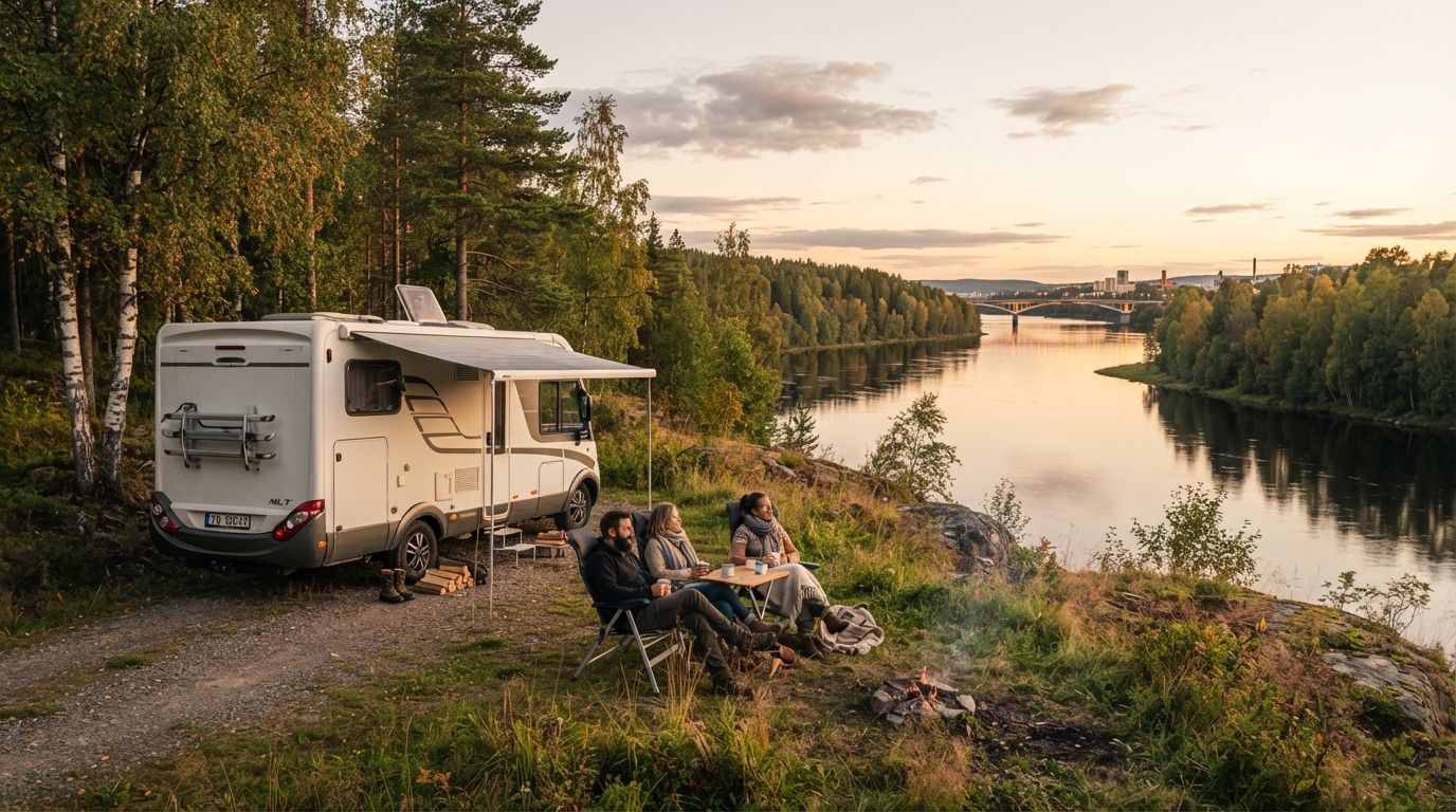 Umea Round trip - Legends of the North RV Journey — Umeå scenic landscape