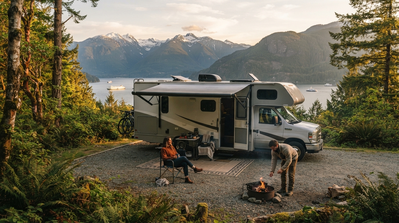 Vancouver to Calgary - Nature’s Highway: A Motorhome Journey to the Rockies — Vancouver RV road trip landscape