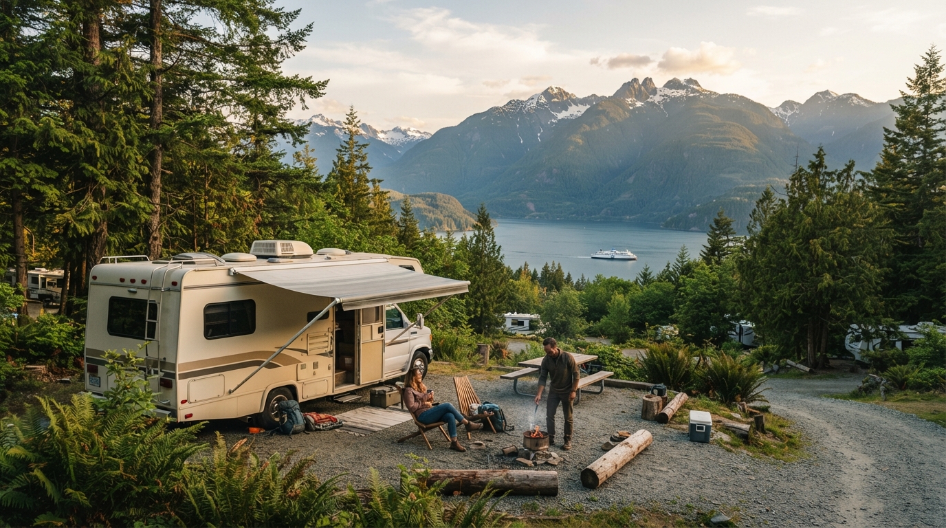 Vancouver Roundtrip - The Epic Sunshine Coast and Island Loop — Vancouver RV road trip landscape
