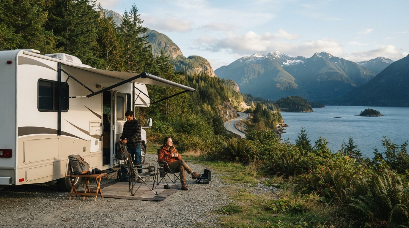 Vancouver to Montreal - The Pacific to Quebec Quest — Vancouver RV road trip landscape