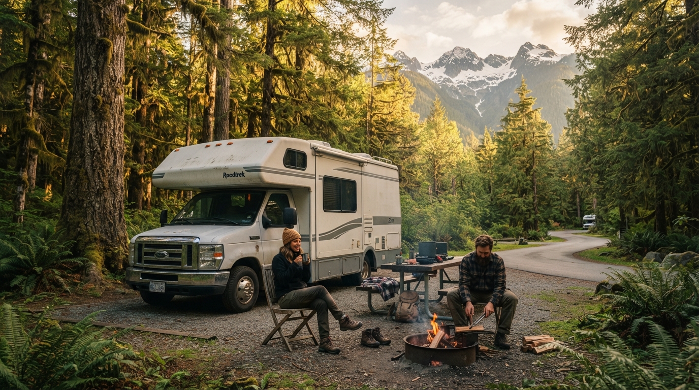 Vancouver to Calgary - Nature’s Highway: A Motorhome Journey to the Rockies — national park landscape