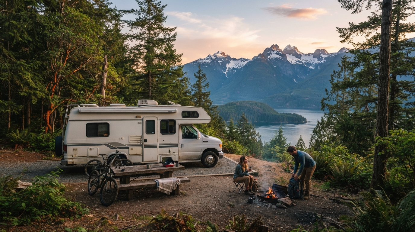 Vancouver Roundtrip - Including the Rockies mountains and Vancouver Island — national park landscape