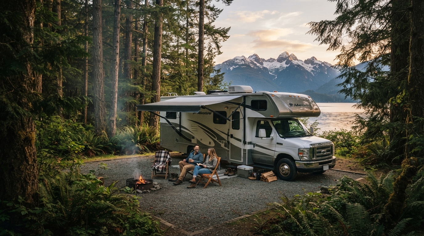 Vancouver Round Trip - West Canada Cycling Adventure — national park landscape