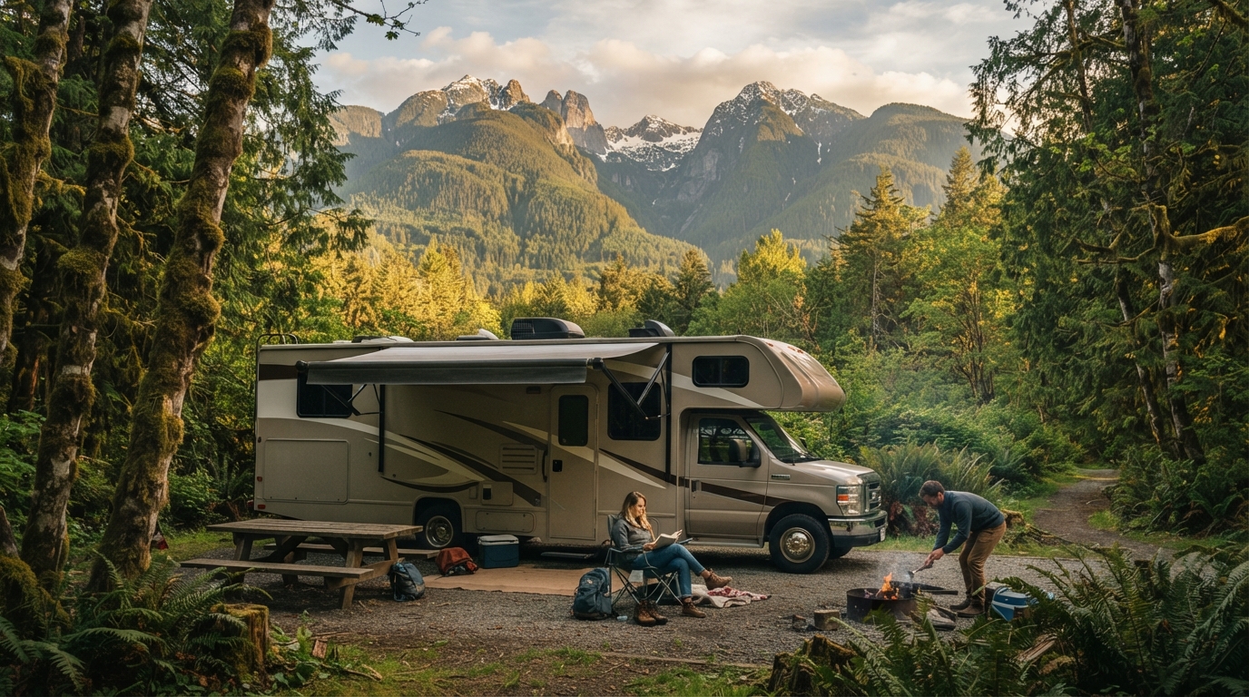 Vancouver to Calgary - Nature’s Highway: A Motorhome Journey to the Rockies — Calgary travel scenery