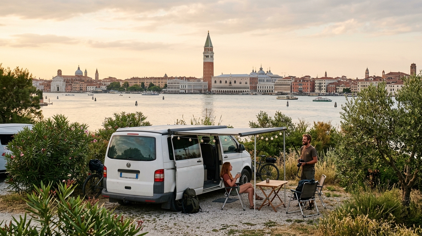 Venice Roundtrip - North - Slovenia, Austria, Italy- Garda lake. — Venezia RV road trip landscape
