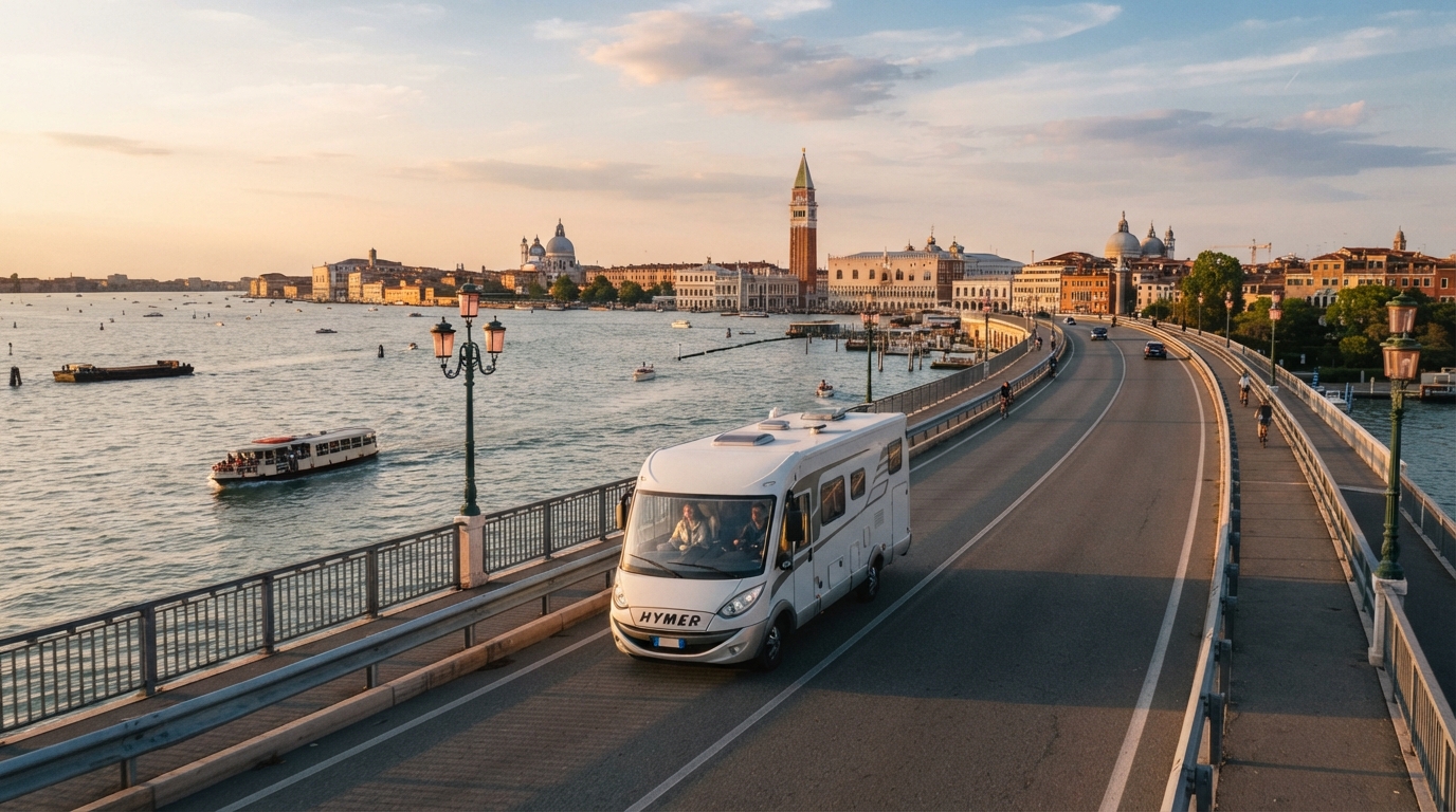 Venice Roundtrip - West - Garda lake — Venezia RV road trip landscape