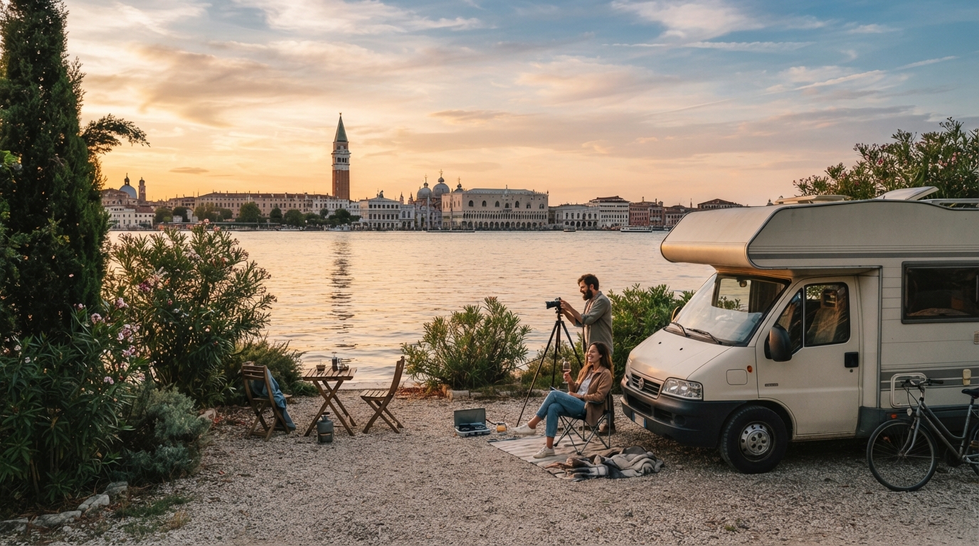 Venice - Round Trip - Emerald Lakes and Limestone Spires — Venezia scenic landscape