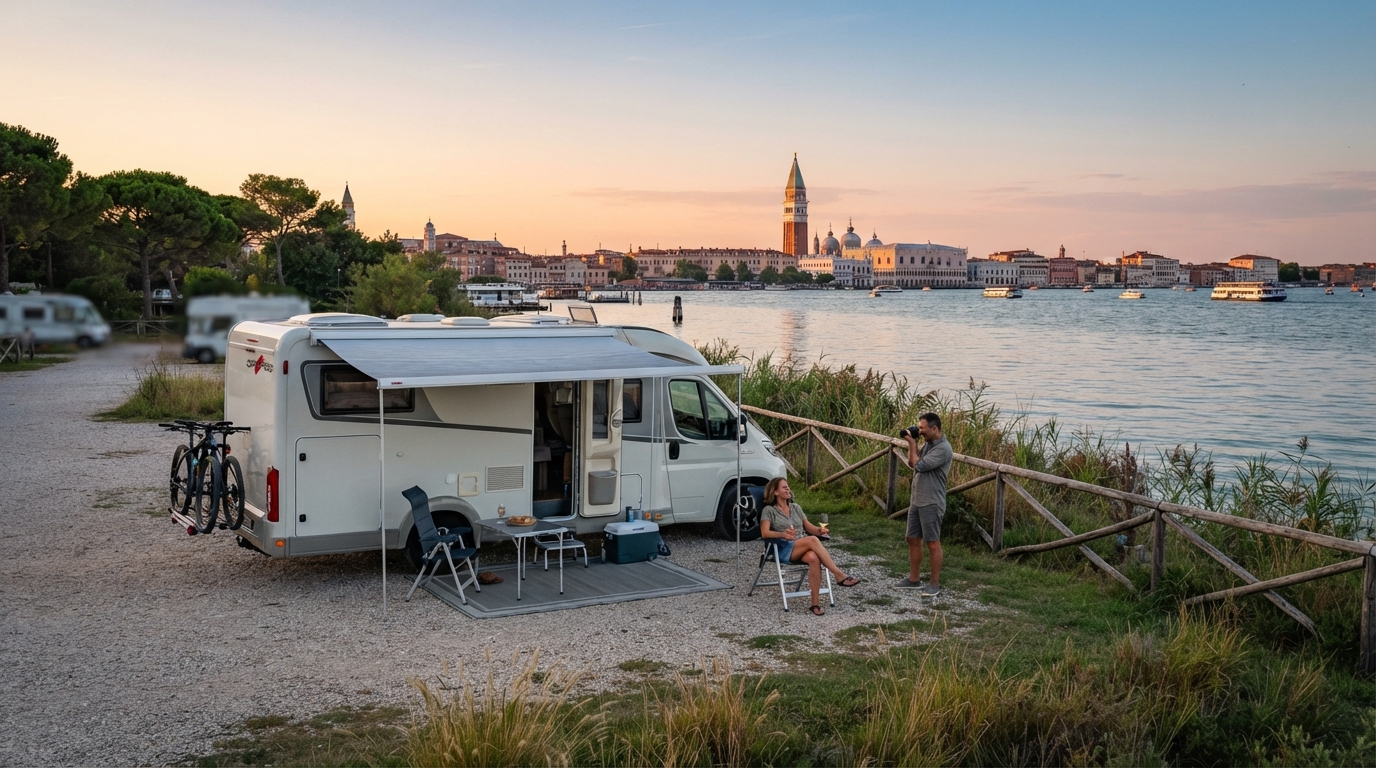 Venice Roundtrip - South - Adriatic sea, Croatia, Slovenia, Italy — Venezia scenic landscape