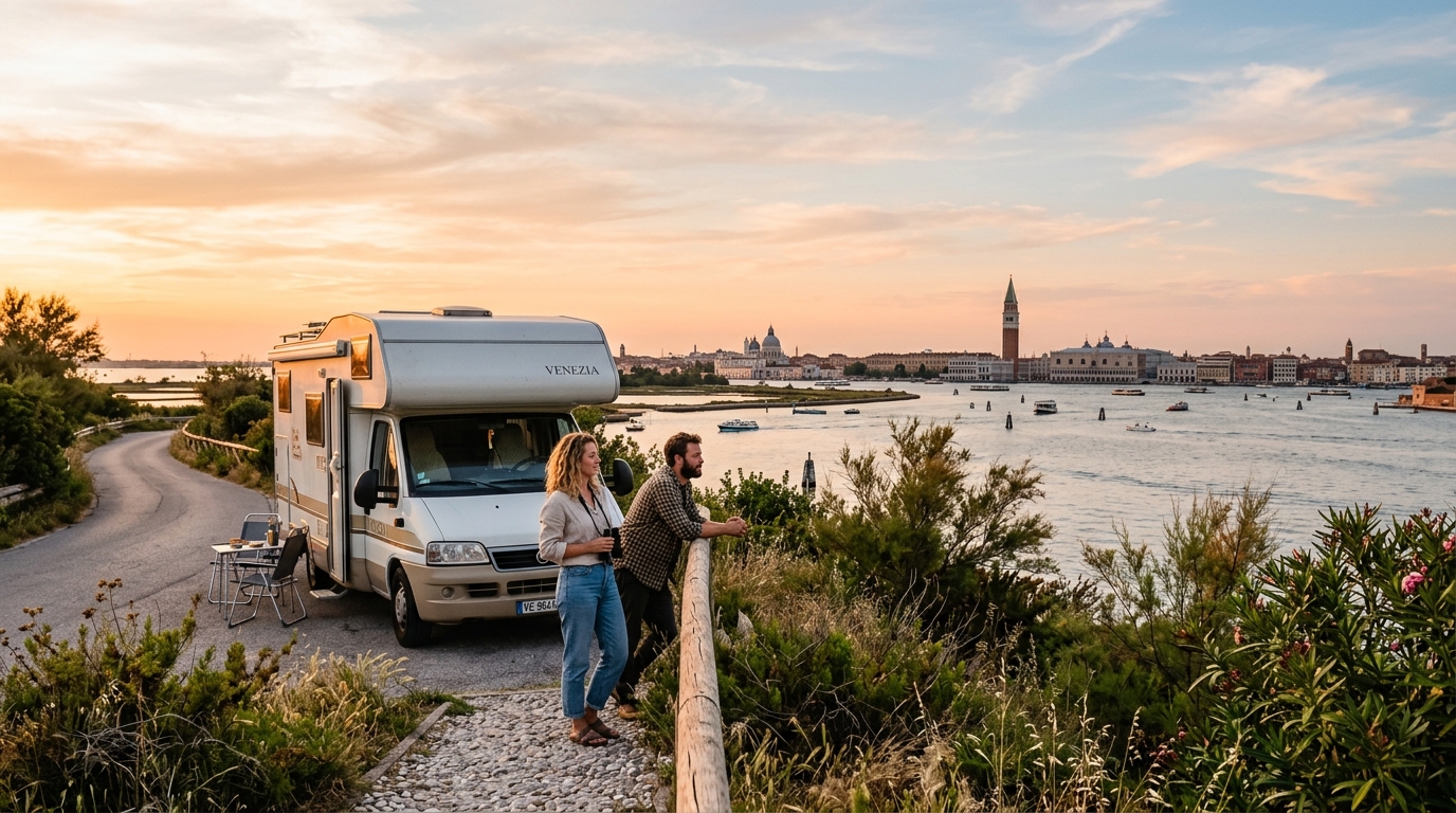 Venice Roundtrip - North - Slovenia, Austria, Italy- Garda lake. — Venezia travel scenery