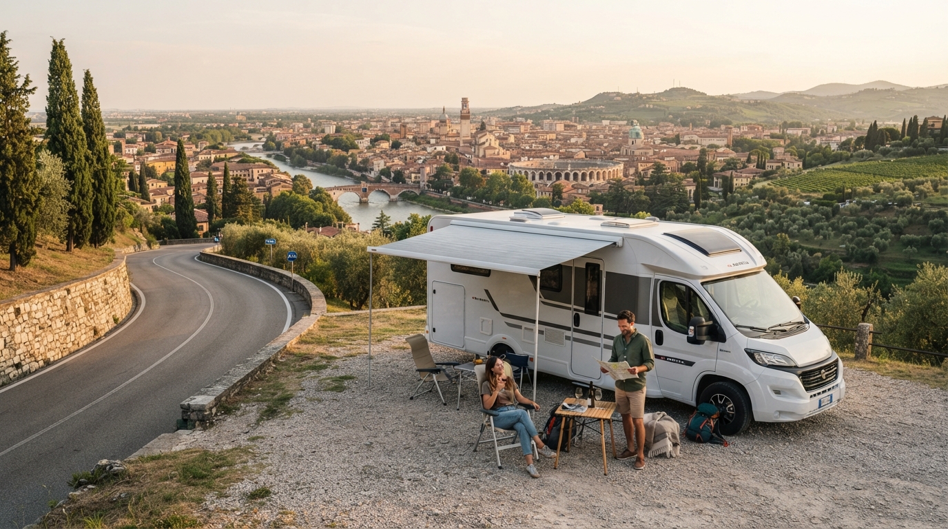 Verona Roundtrip - Ferrari and Dolomites Discovery — Verona RV road trip landscape