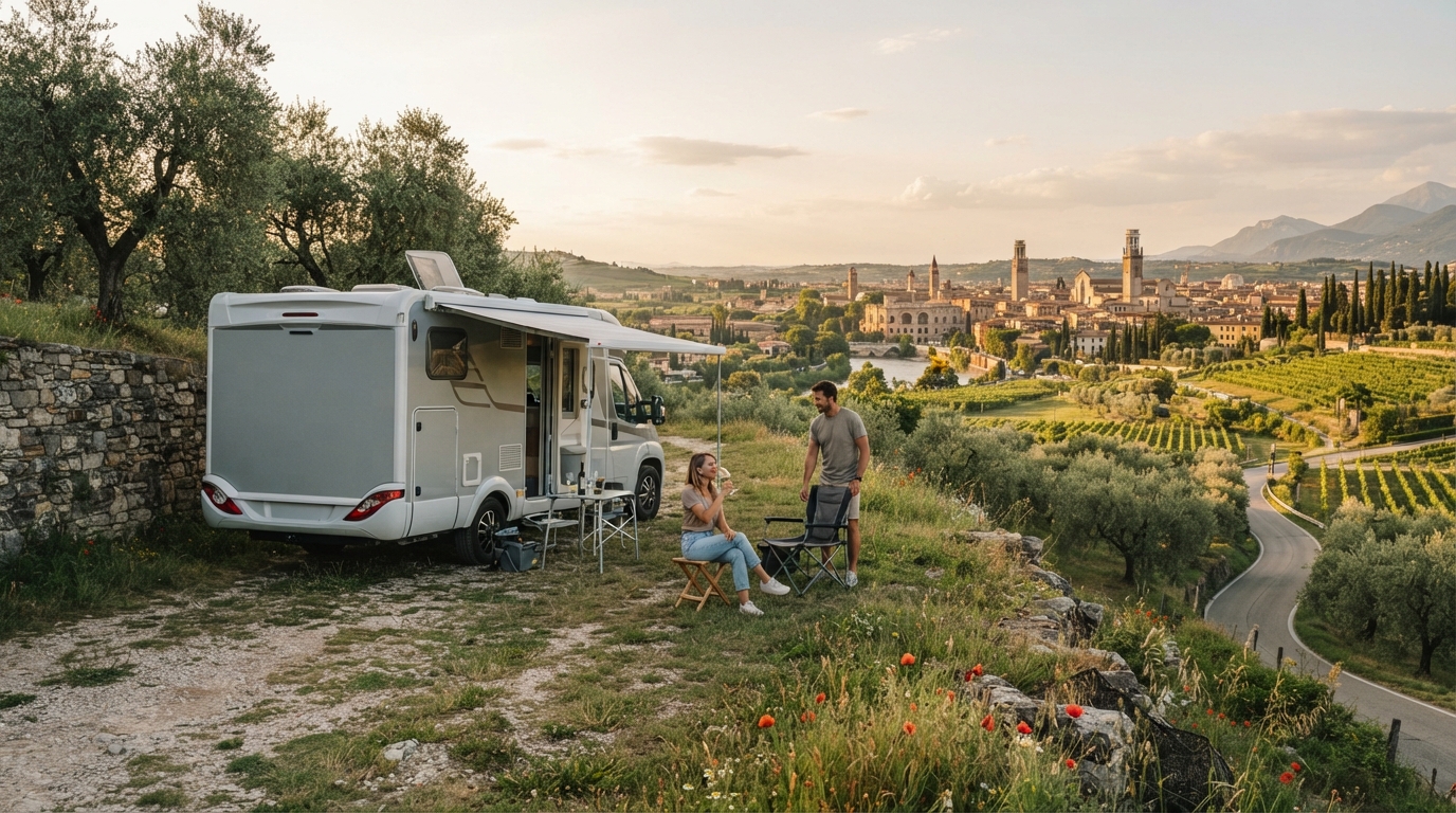Verona Roundtrip - The Grand Northern Italy Escape — Verona RV road trip landscape