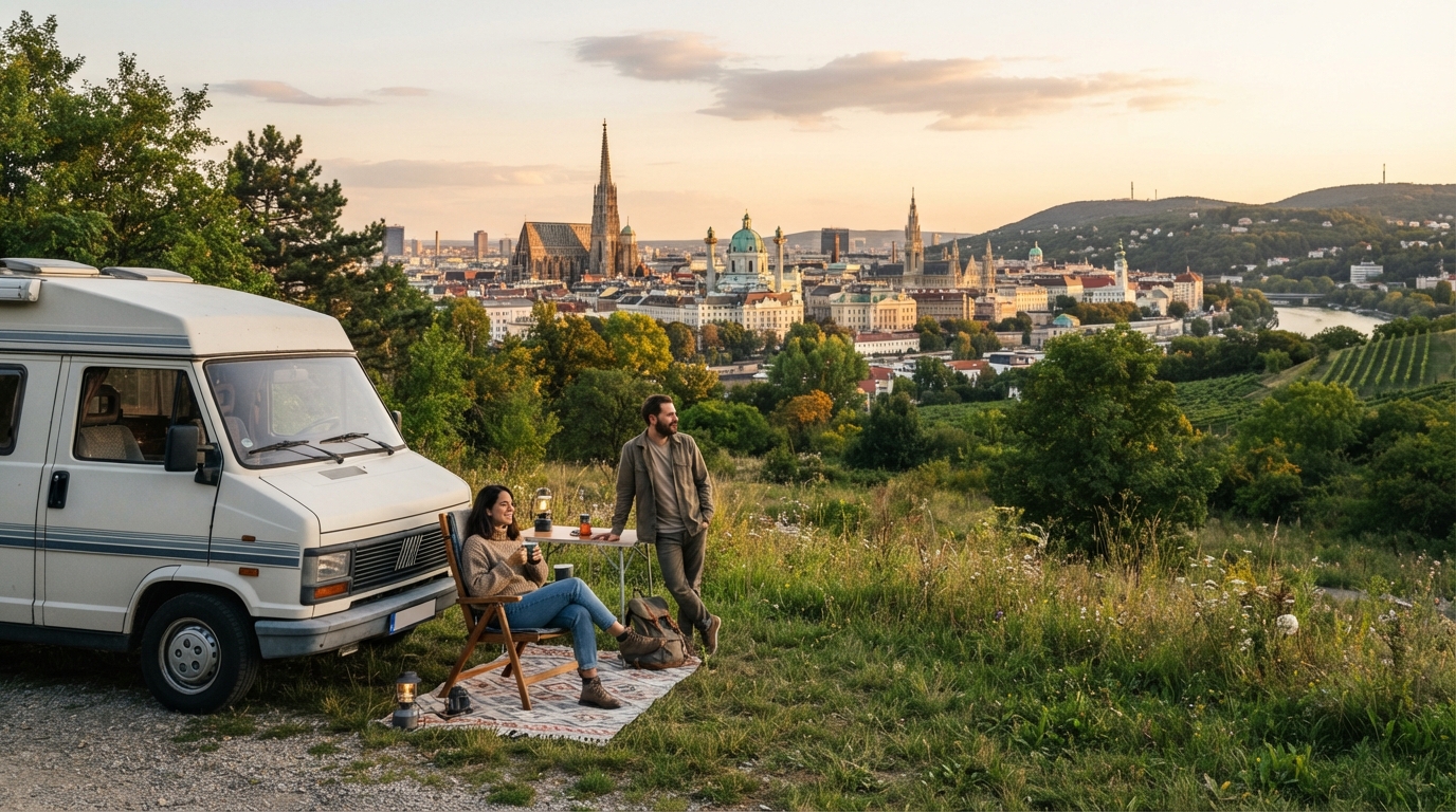 Vienna Roundtrip - Ice Caves Alpine Lakes and Giant Wheels — Vienna RV road trip landscape