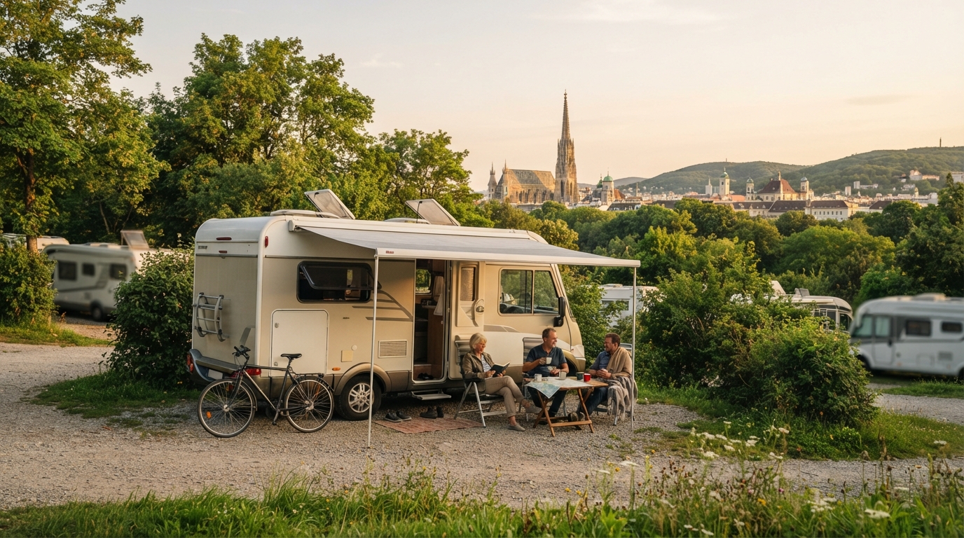 Vienna Roundtrip - The epic Eastern European Christmas markets — campground with a motorhome