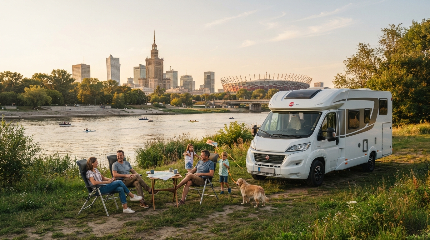 Warsaw Roundtrip - Poland north Short — Warsaw RV road trip landscape