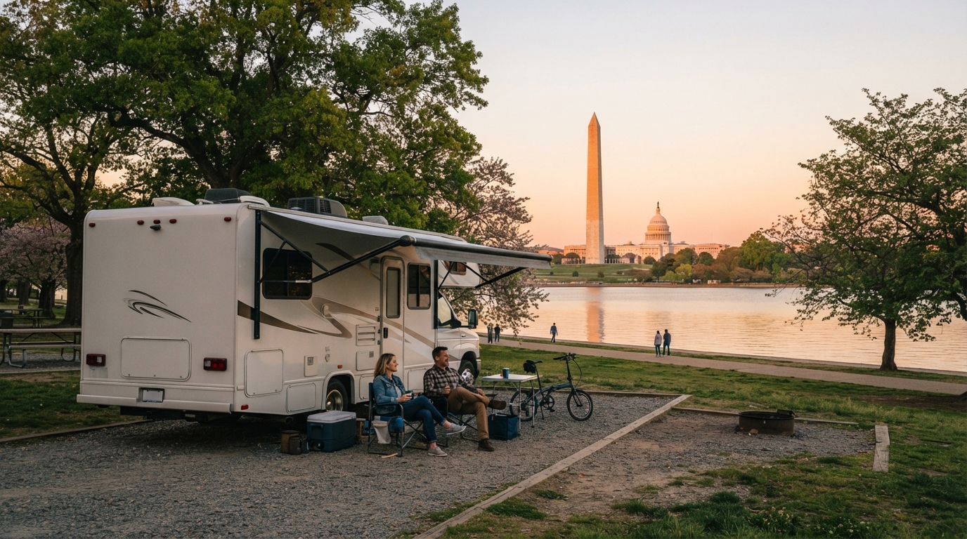 Washington DC to Atlanta — Washington DC RV road trip landscape
