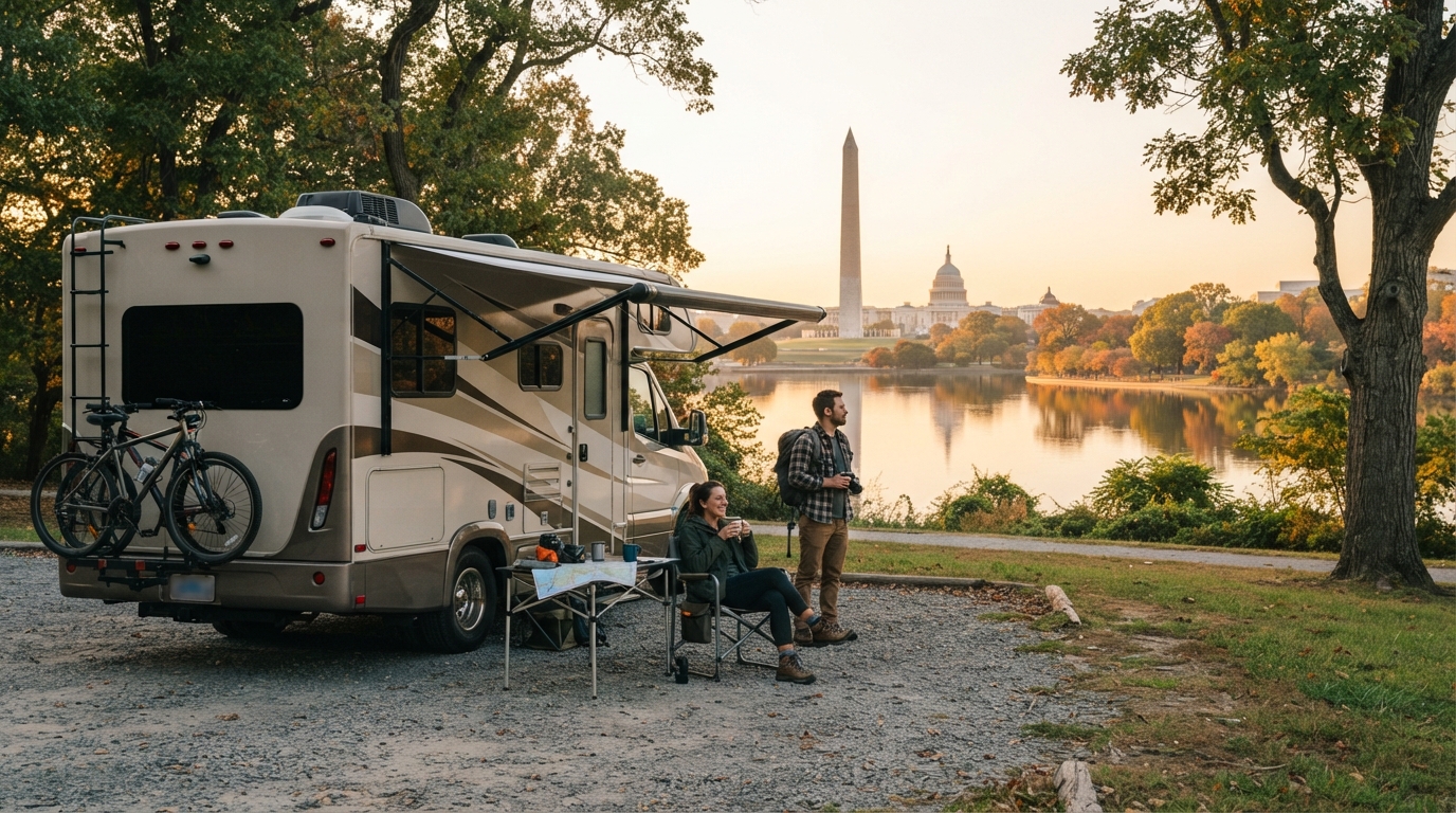 Washington DC to Boston Short — Washington DC RV road trip landscape