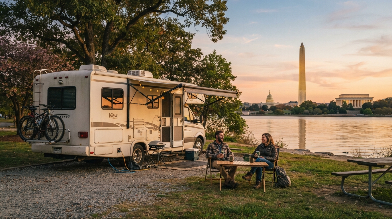 Washington DC to Portland - From East to West A Family Adventure — Washington DC RV road trip landscape