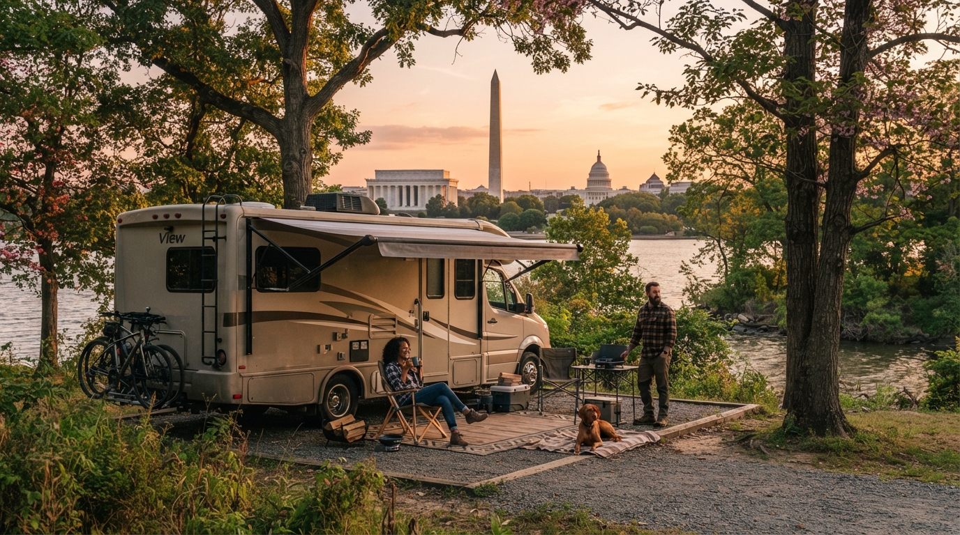 Washington DC Roundtrip - The Great American Road Trip — Washington DC RV road trip landscape