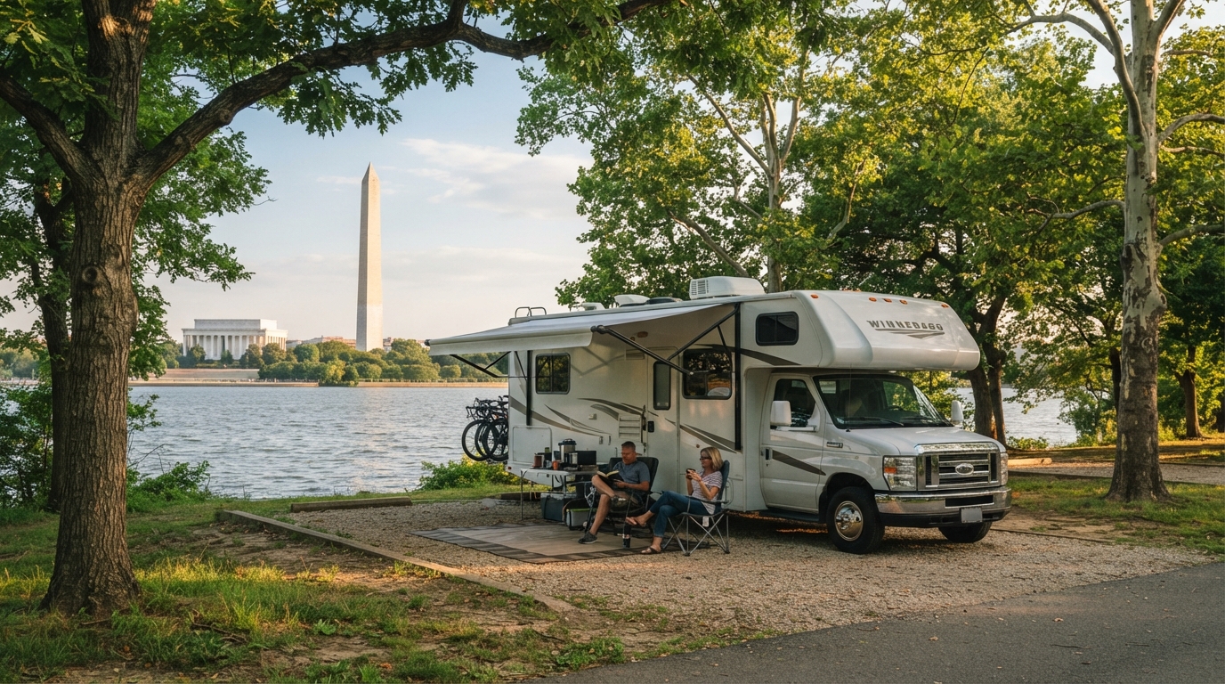 Washington DC Roundtrip - The Bourbon Whiskey Trail Adventure — Washington DC RV road trip landscape