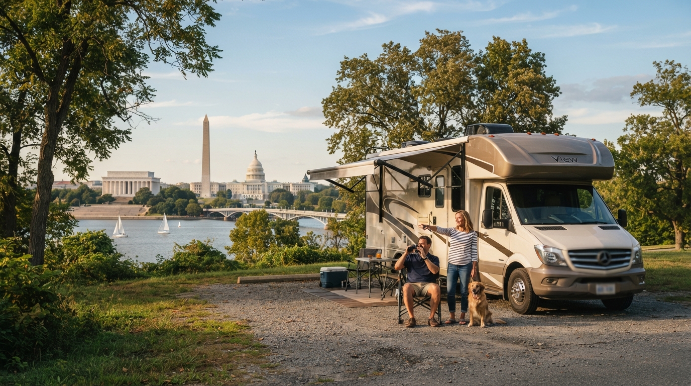 Washington DC to Chicago — Washington DC RV road trip landscape
