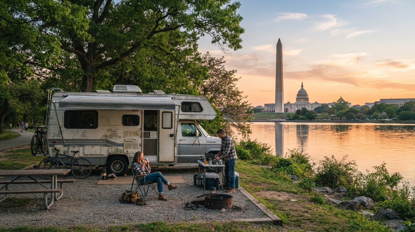Washington DC to Los Angeles - coast to coast — Washington DC RV road trip landscape