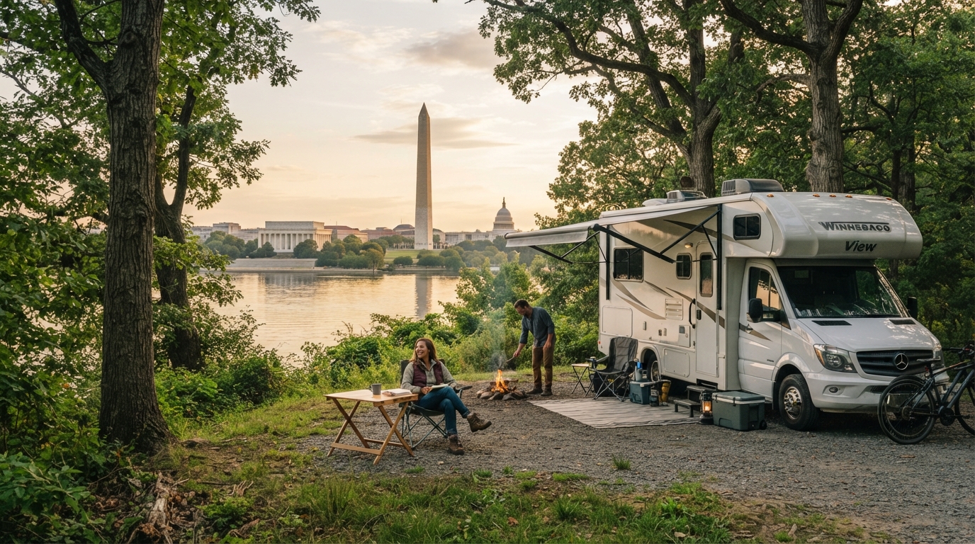 Washington DC to Tampa — Washington DC RV road trip landscape