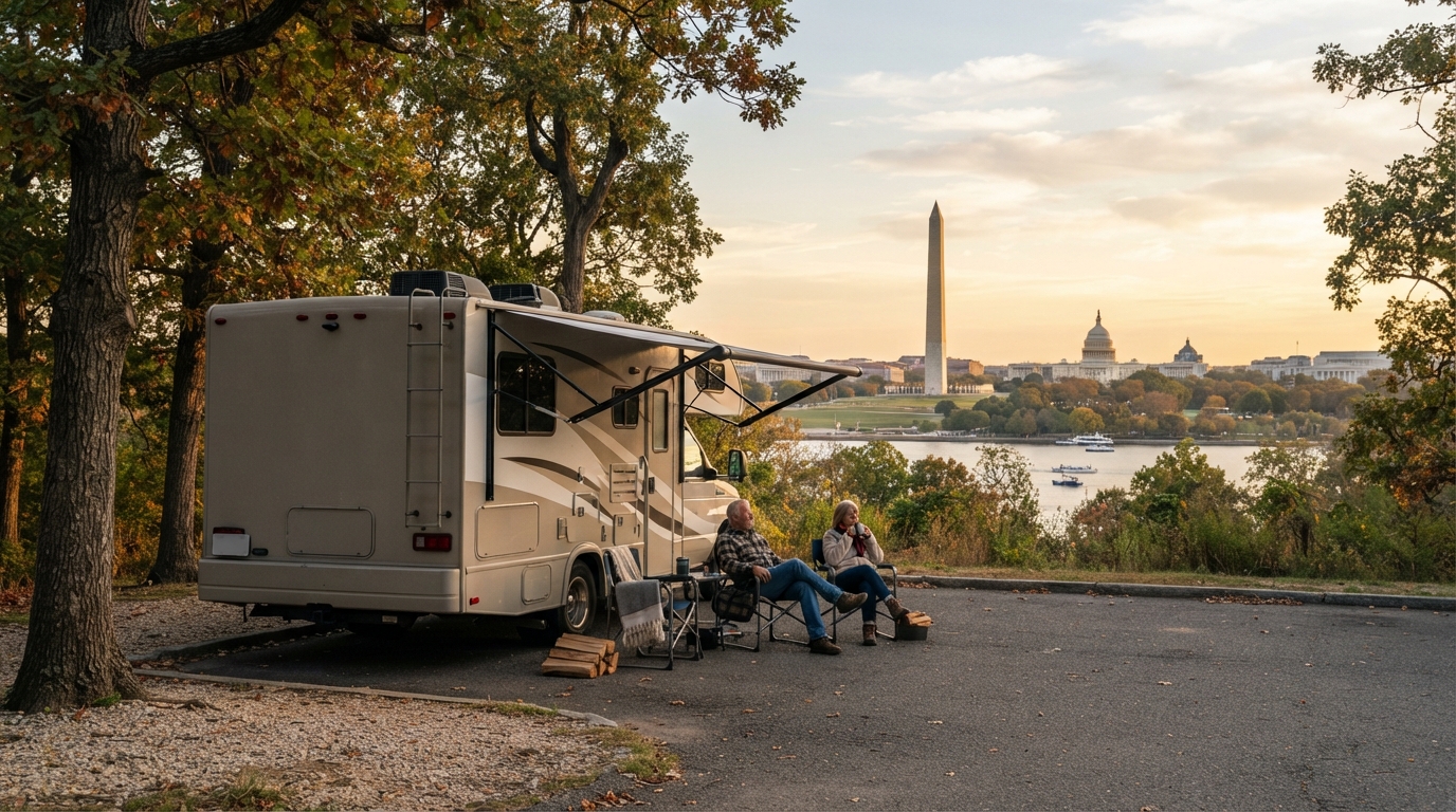Washington DC to Orlando — Washington DC RV road trip landscape