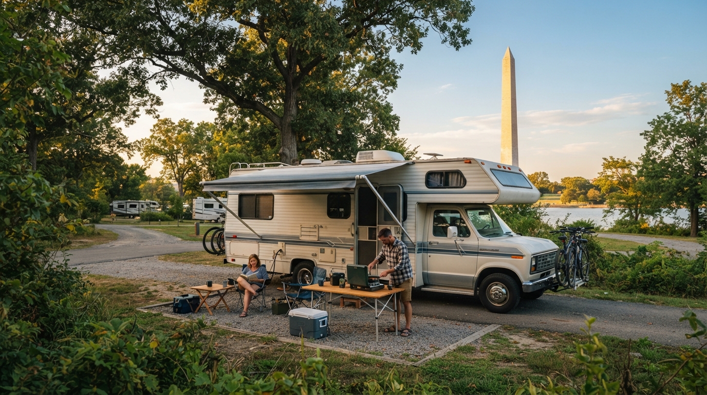 Washington DC to Los Angeles - coast to coast — Washington DC RV road trip landscape