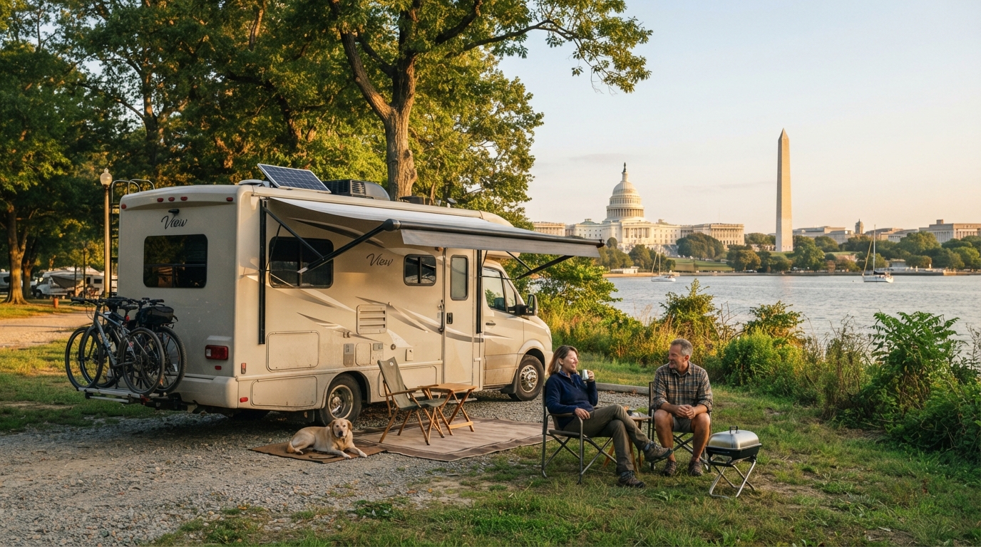 Washington DC to Austin — Washington DC RV road trip landscape