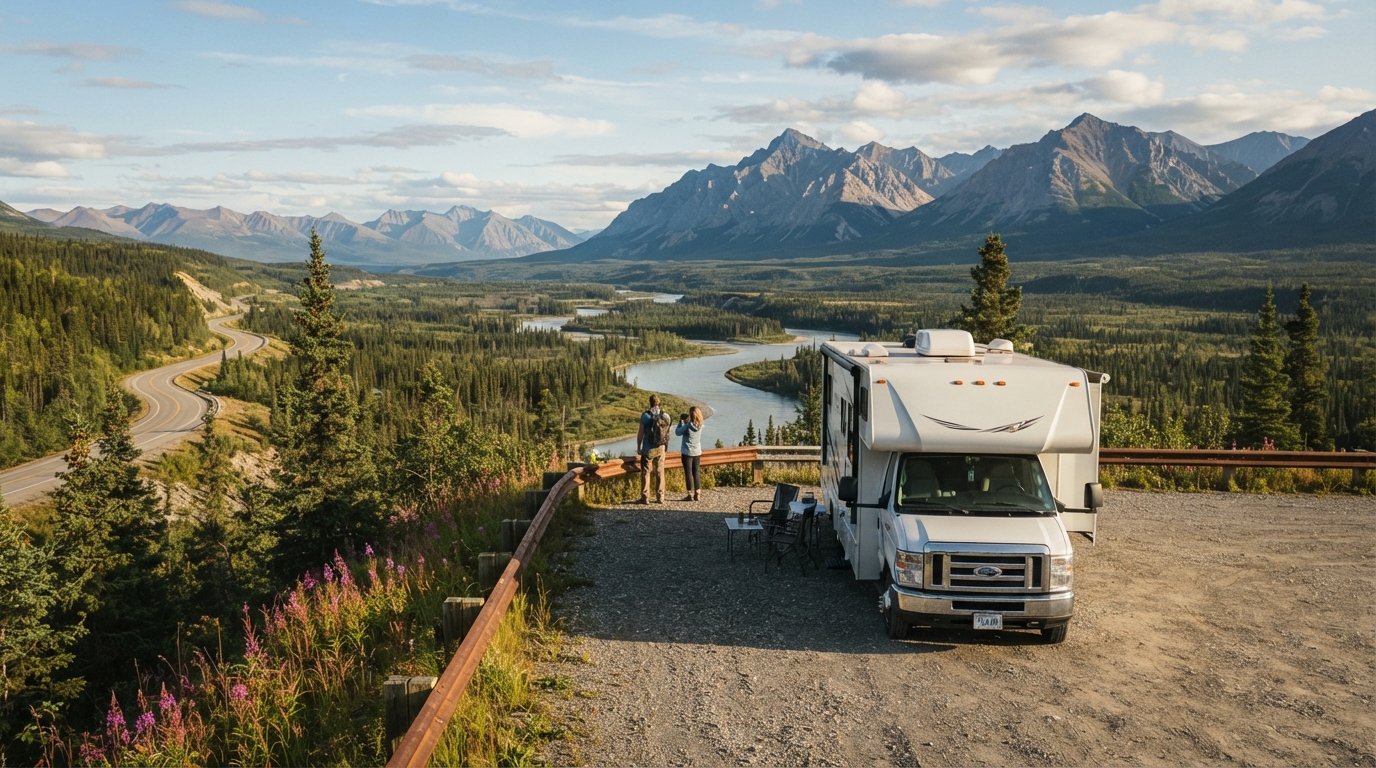 Whitehorse to Vancouver - The Great Northern Adventure — Whitehorse RV road trip landscape